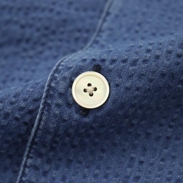 PS PAUL SMITH ポールスミス メンズ カジュアルシャツ M2R 896Z V22617 インディゴブルー 2026春夏新作_8