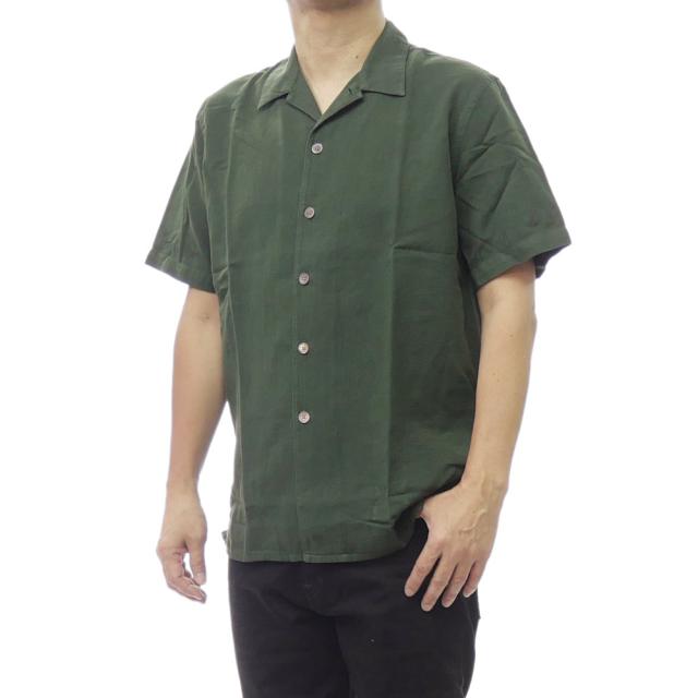 PS PAUL SMITH ポールスミス メンズ カジュアルシャツ 半袖 M2R 695UP V22618 グリーン 2026春夏新作