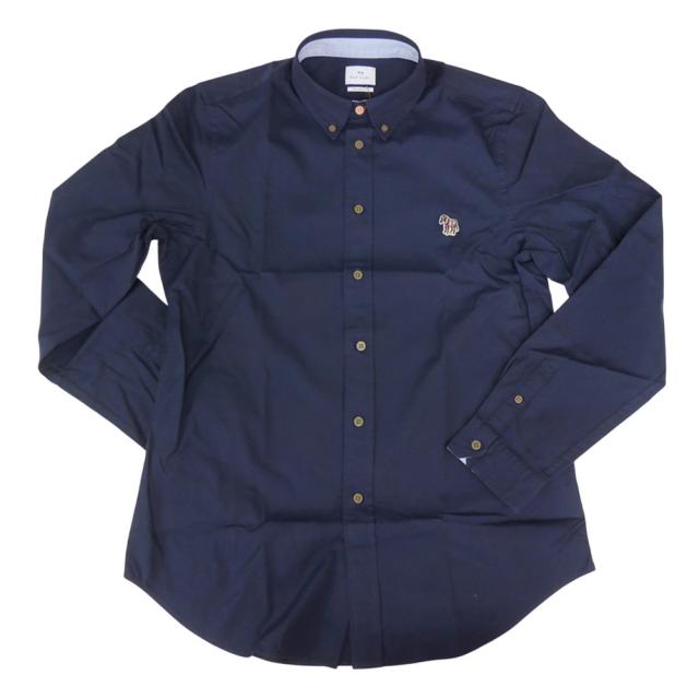PS PAUL SMITH ポールスミス メンズ カジュアルシャツ M2R 599R PZEBRA ネイビー 定番人気商品_4