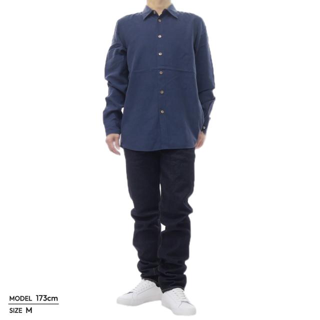 PS PAUL SMITH ポールスミス メンズ カジュアルシャツ M2R 687UT V22383 ネイビー 2026春夏新作_1