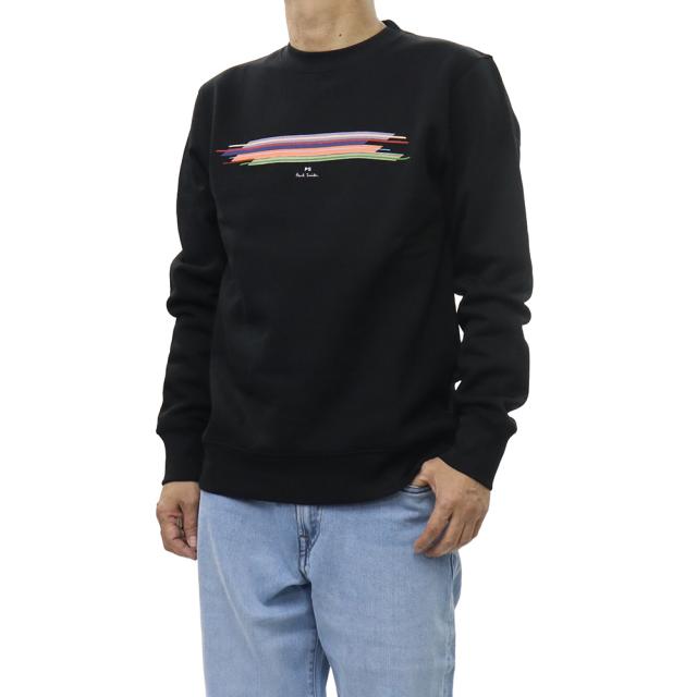 PS PAUL SMITH ポールスミス トレーナー メンズ 長袖 綿100％ M2R 668U VP5759 ブラック 2026春夏新作