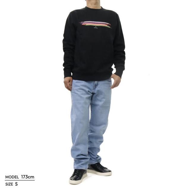 PS PAUL SMITH ポールスミス トレーナー メンズ 長袖 綿100％ M2R 668U VP5759 ブラック 2026春夏新作_1