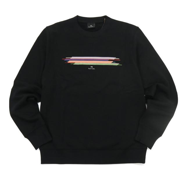 PS PAUL SMITH ポールスミス トレーナー メンズ 長袖 綿100％ M2R 668U VP5759 ブラック 2026春夏新作_4