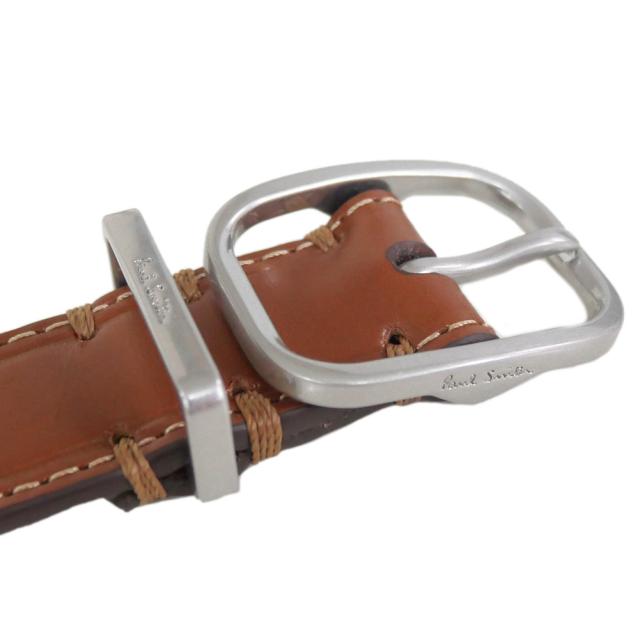 PAUL SMITH ポールスミス ベルト メンズ レザーベルト M1A 8265 UVEINM ブラウン 2026春夏新作_4