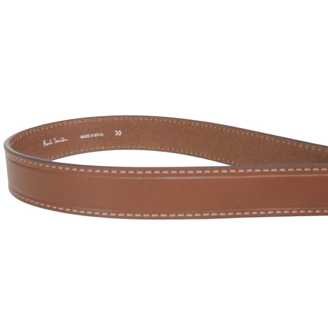 PAUL SMITH ポールスミス ベルト メンズ レザーベルト M1A 8265 UVEINM ブラウン 2026春夏新作_6