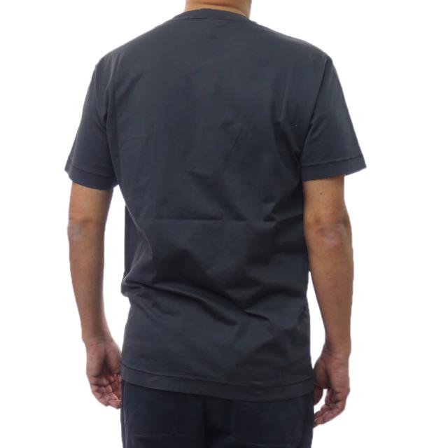STONE ISLAND ストーンアイランド Tシャツ メンズ クルーネックTシャツ 半袖 綿100％ 2100027 ブラック 2026春夏新作_3