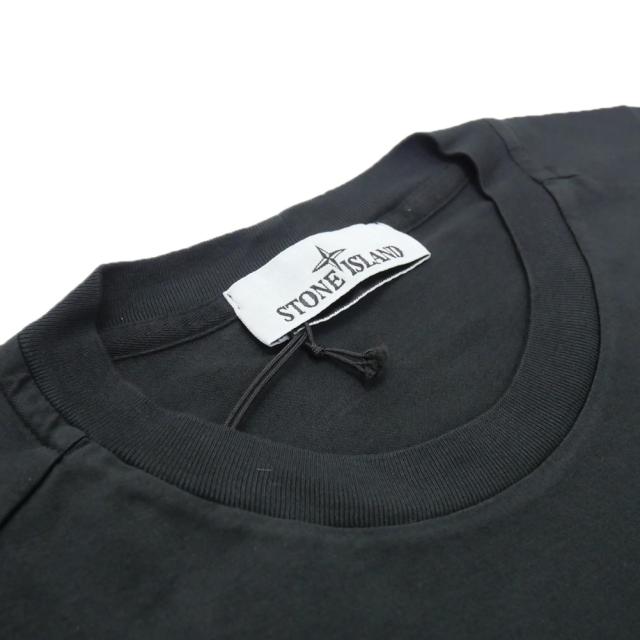 STONE ISLAND ストーンアイランド Tシャツ メンズ クルーネックTシャツ 半袖 綿100％ 2100027 ブラック 2026春夏新作_5