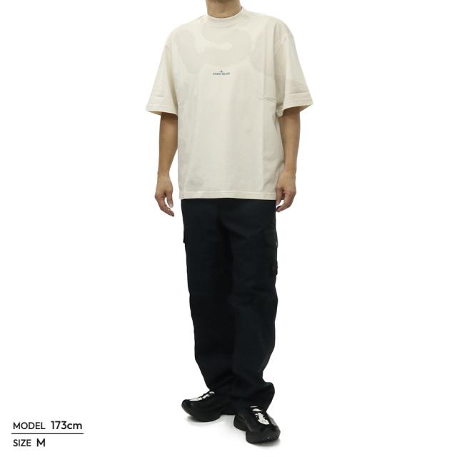 STONE ISLAND ストーンアイランド メンズクルーネックTシャツ 2100002 S0365 アイボリー 2026春夏新作_1