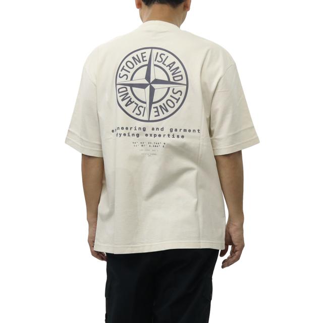 STONE ISLAND ストーンアイランド メンズクルーネックTシャツ 2100002 S0365 アイボリー 2026春夏新作_3