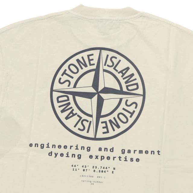 STONE ISLAND ストーンアイランド メンズクルーネックTシャツ 2100002 S0365 アイボリー 2026春夏新作_7