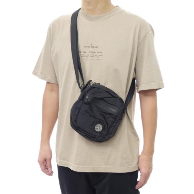 STONE ISLAND ストーンアイランド バッグ メンズ ショルダーバッグ 9200015 ブラック 2026春夏新作_2