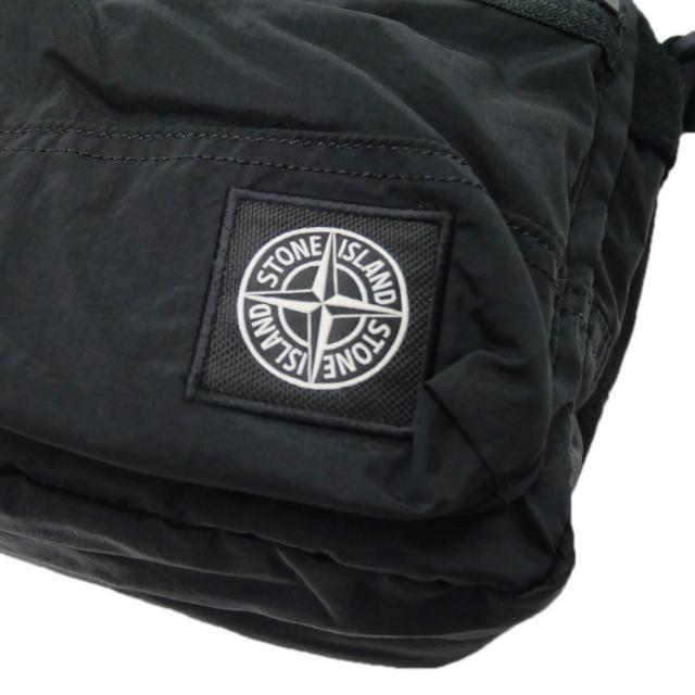 STONE ISLAND ストーンアイランド バッグ メンズ ショルダーバッグ 9200015 ブラック 2026春夏新作_5