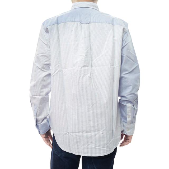 TOMMY JEANS トミージーンズ トミーヒルフィガー メンズ カジュアルシャツ 長袖 綿100％ DM22776 ブルー系マルチカラー 2026春夏新作_3