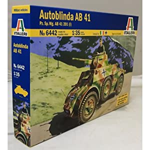 イタレリ 6442 1/35 アウトブリンダ AB41装甲車 (タミヤ・イタレリシリーズ:38442)(中古品)