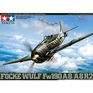 タミヤ 1/48 傑作機シリーズ No.95 フォッケウルフ Fw190 A-8/A-8 R2(中古品)