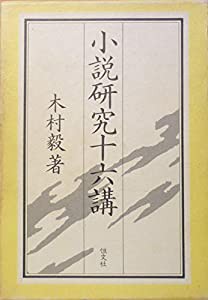 小説研究十六講 (1980年)(中古品)