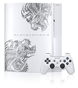 PLAYSTATION 3 (80GB) 「龍が如く3」昇り龍パック (セラミックホワイトオリジナルロゴ) 【メーカー生産終了】(中古品)