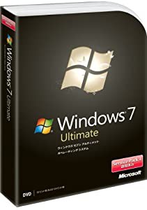 売れ筋割引品 Microsoft Windows 7 Ultimate 通常版 Service Pack 1