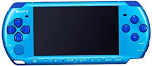 PSP「プレイステーション・ポータブル」 バリュー・パック スカイブルー/マリンブルー (PSPJ-30027)(中古品)