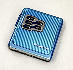 Panasonic パナソニック SJ-MJ15-A ブルー ポータブルMDプレーヤー MDLP対応 （MD再生専用機/MDウォークマン）(中古品)