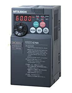 三菱電機 小型パワフルインバータ FR-E720-0.2K(中古品)