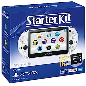 PlayStation Vita Starter Kit グレイシャー・ホワイト(中古品)