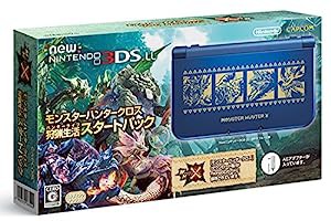 Newニンテンドー3DS LL モンスターハンタークロス 狩猟生活スタートパック【メーカー生産終了】(中古品)