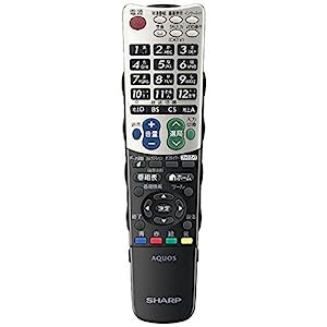 シャープ 純正テレビ用リモコン RRMCGA939WJSA【部品番号：0106380346】(中古品)