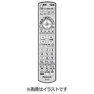 パナソニック 純正テレビ用リモコン N2QAYB000721(中古品)