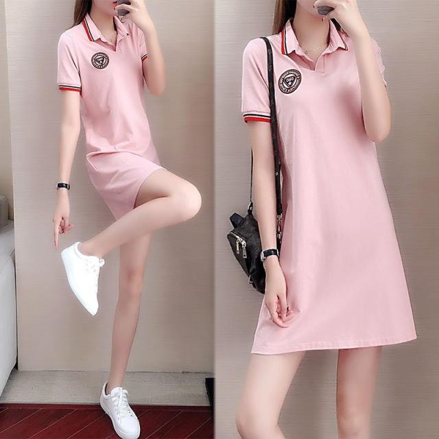 半袖 襟付き スポーツ ウェア ワンピース スカート テニス ゴルフ M Xl レディース 春夏 フンワリ 可愛い カジュアル 競技用 練習着 ワの通販はau Pay マーケット ユニストーリー
