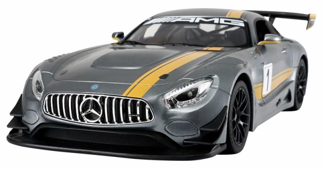 童友社 2.4GHz 1/14 メルセデス AMG GT3 パフォーマンス グレー 電動ラジオコントロール No.74100GLAY