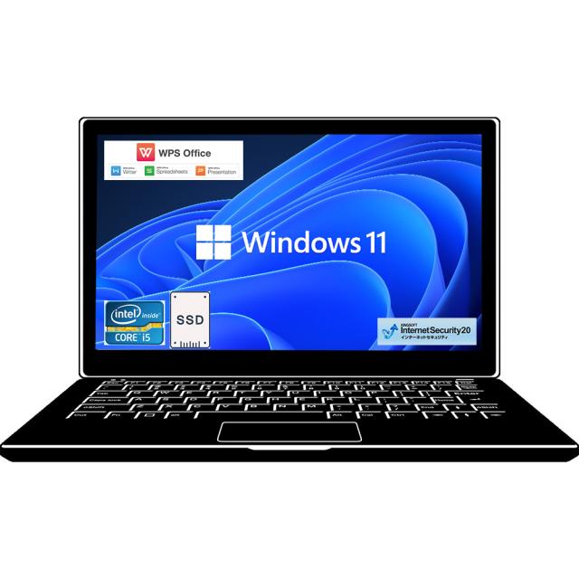 迷ったときにはコレ！店長おまかせ Windows11 中古 ノート パソコン / Office / Core i5 / 4GB / SSD128 GB / Wi-fi