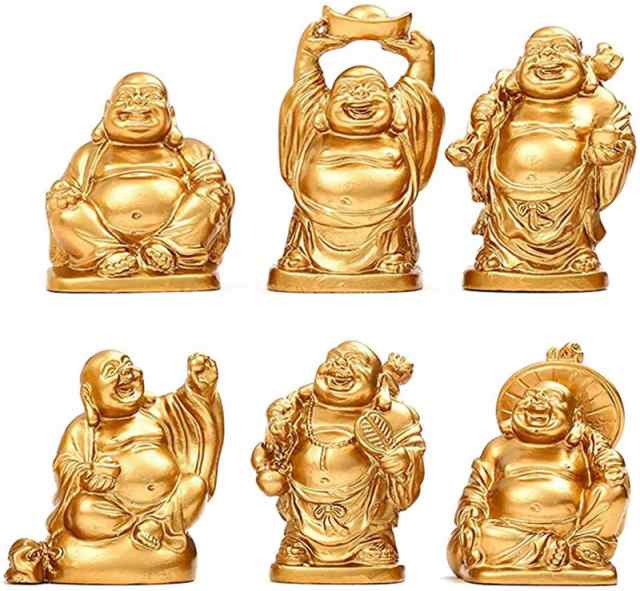 布袋 置物 七福神 ゴールド 布袋様 弥勒菩薩 仏像 オブジェ 商売繁盛