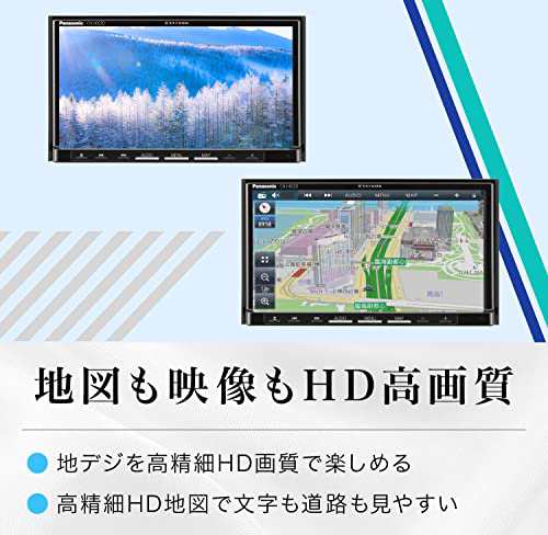 パナソニック(Panasonic) カーナビ ストラーダ 7インチ CN-HE02D ...