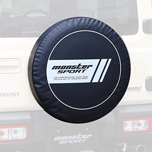MONSTER SPORT スペアタイヤカバー MSサークル 車種専用設計 ジムニー[JB64W] スペアタイヤ用 タイヤカバー 防水 防塵 劣化防止 保管 収納 771110-5500Mの通販は
