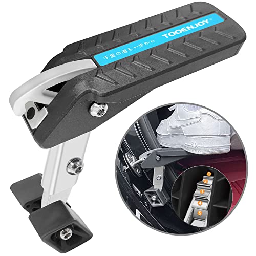 【2022年 全2カラー】TOOENJOY 車用サイドステップ 車のドアサイドペダル 車用ドアペダル カー用品 多機能 折りたたみ式 取り付け簡単 車用ドアステップ 凸凹加工 洗車補助 SUV、Jeep、RVS、軽トラックなどに適用 最大