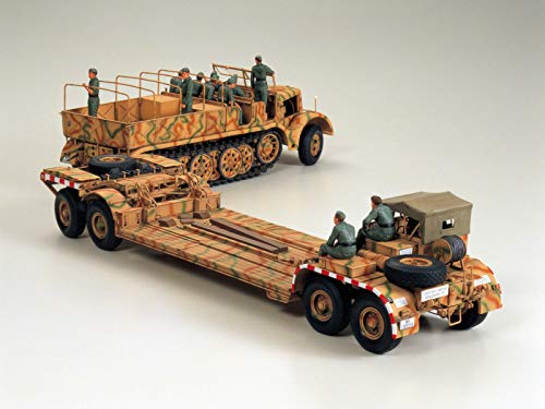 タミヤ 1/35 ミリタリーミニチュアシリーズ No.246 ドイツ陸軍 18トン重ハーフトラックトラック 戦車運搬車 プラモデル 35246_1