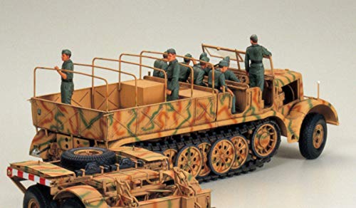 タミヤ 1/35 ミリタリーミニチュアシリーズ No.246 ドイツ陸軍 18トン重ハーフトラックトラック 戦車運搬車 プラモデル 35246_2