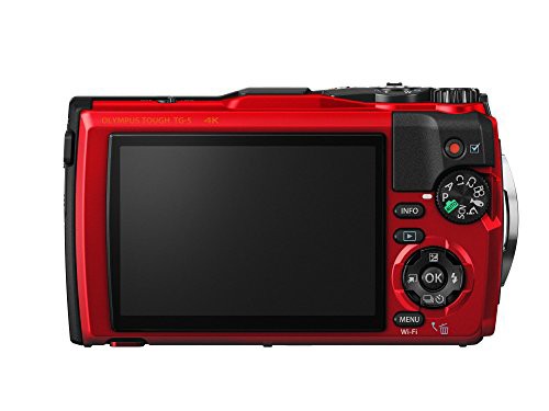 OLYMPUS デジタルカメラ Tough TG-5 レッド 1200万画素CMOS F2.0 15m