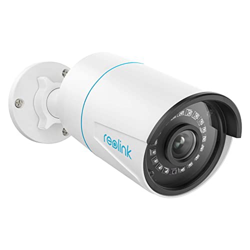 Reolink 500万画質 屋外PoE給電防犯カメラ PoE有線接続 留守番 監視カメラ ONVIF対応 CMOSモーションセンサー AIスマートな人体・車両検知 24時間常時連続録画 検知エリア/感度設定 動体検知録画 SDカード/R