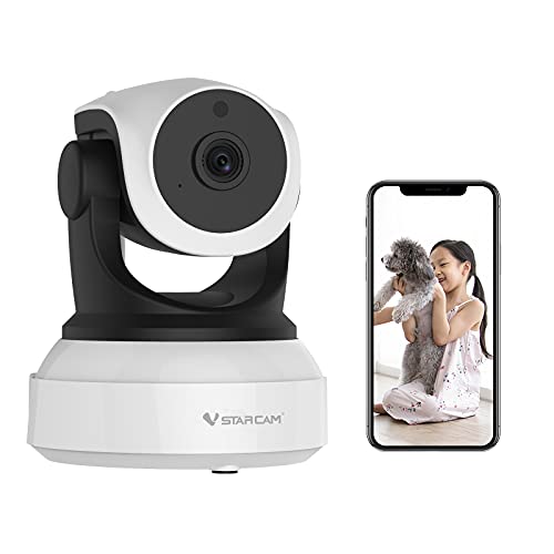 VStarcam 防犯カメラ wifi AI人間センサー 200万画素 1080P フルHD WiFi 無線 ネットワークカメラ（IPカメラ）ベビーモニター ワイヤレス無線屋内カメラ 録画 ペット確認用 ベビー/老人介護用 WIFI対応 