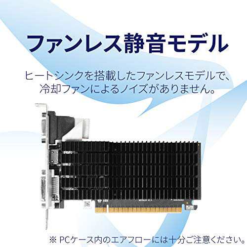 玄人志向 NVIDIA GeForce GT 710 搭載 グラフィックボード 2GB