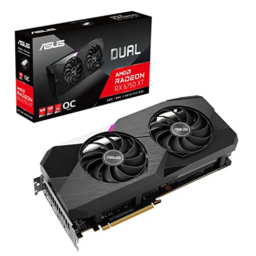 ASUS AMD RX6750XT 搭載 OC Edition 12GB GDDR6 / DUAL-RX6750XT-O12Gの通販は 86,000円