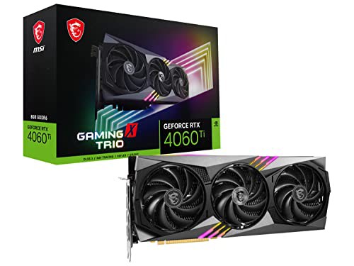 イチオシ MSI GeForce RTX 4060 Ti GAMING X TRIO 8G グラフィックス