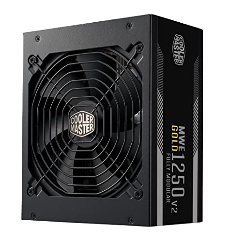 Cooler Master MWE GOLD 1250 - V2 ATX3.0 80PLUS GOLD準拠 12VHPWRポート搭載 1250W 大容量 PC電源ユニット MPE-C501-AFCAG-3JP PS1268