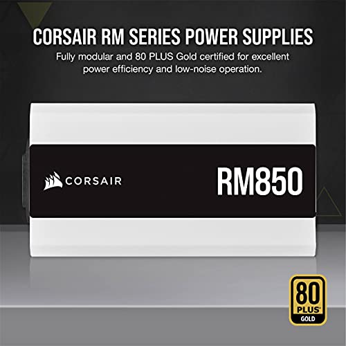 Corsair RM850 White PC電源ユニット 850W 80PLUS Gold認証 フルモジュラー ATX 2021モデル CP-9020232-JP PS1132の通販は