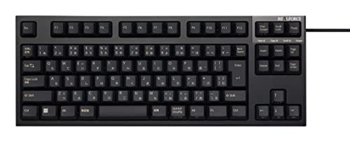 REALFORCE リアルフォース 東プレ R3S キーボード 45ｇ 有線 USB TKLサイズ 静電容量無接点方式 Windows レーザー印刷 かなあり 日本語配列 91キー ブラック R3SC31