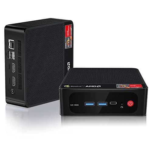 Beelink AMD Ryzen7 5800H ProミニPC、（最大4.4GHzまで）、8C/16T、32GB DDR4＋500GB SSD mini pc、WiFi 6、Bluetooth 5.2、デュアルHDMの通販は
