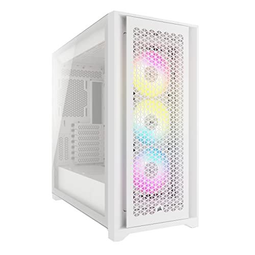 Corsair iCUE 5000D RGB Airflow Mid-Tower True White ミドルタワー型PCケース CC-9011243-WW CS8622
