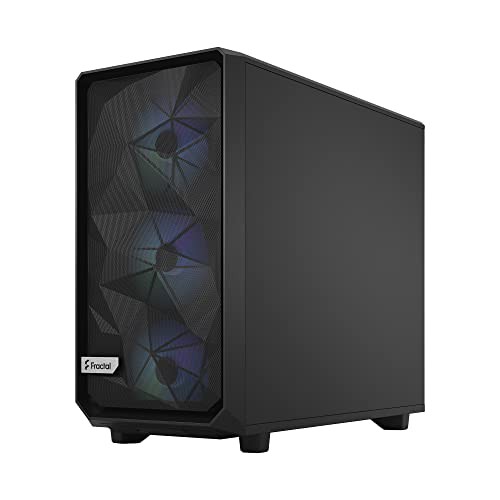 Fractal Design Meshify 2 Lite RGB Black TG Light tint ミドルタワー型PCケース FD-C-MEL2A-05 CS8196 ブラック